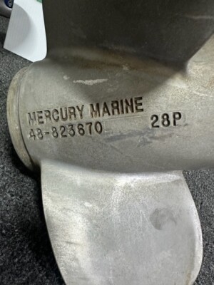 Jeu D'hélices Mercury Bravo 3 - 48-823670 / 48-823669 - 28P - Occasion Bateau