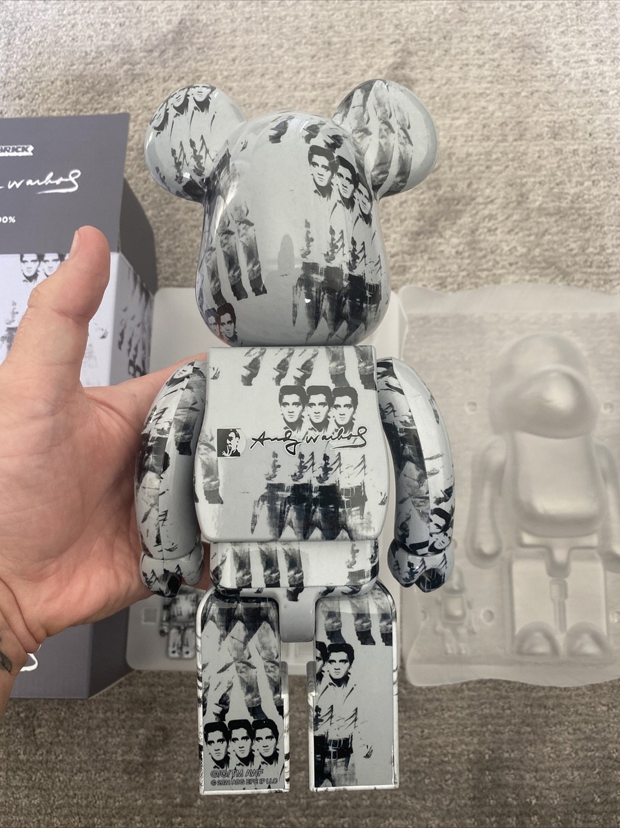 Elvis Presley Andy Warhol 400% 100% Bearbrick Medicom 2021