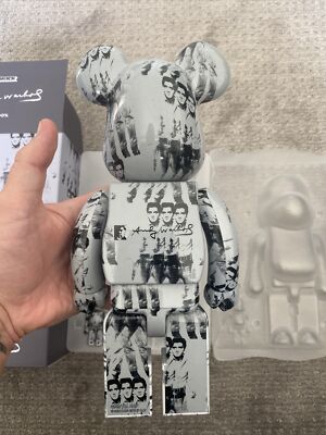 Elvis Presley Andy Warhol 400% 100% Bearbrick Medicom 2021