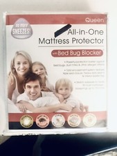 All-in-One Mattress Protector Queen with Bed Bug Blocker