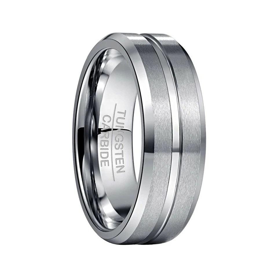 Mens tungsten shop carbide rings
