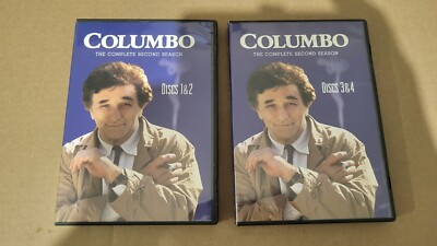 Columbo: Complete Second Season 2 (DVD, 4-Disc Set) 8 Episodes
