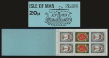 Isle of Man 1979 Booklet, 20p Millenium of Tynwald, Viking Ships, coats of arms 