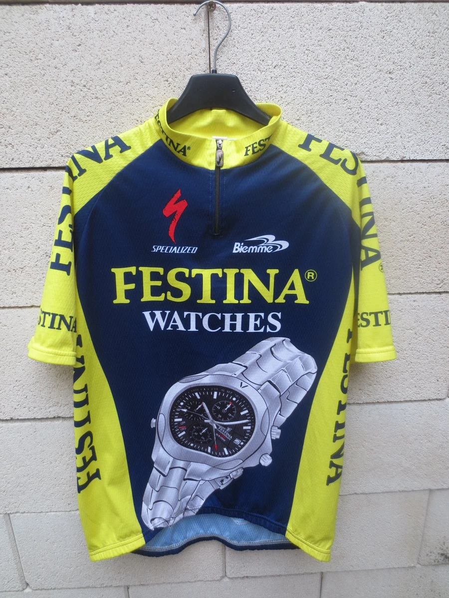 Maillot cycliste FESTINA LOTUS Specialized Biemme 2000 trikot jersey shirt XL 5