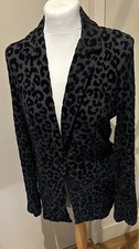 Majestic Filatures Deluxe Teeshirt Black Type Jacket Size 2 Equiv Uk S/m