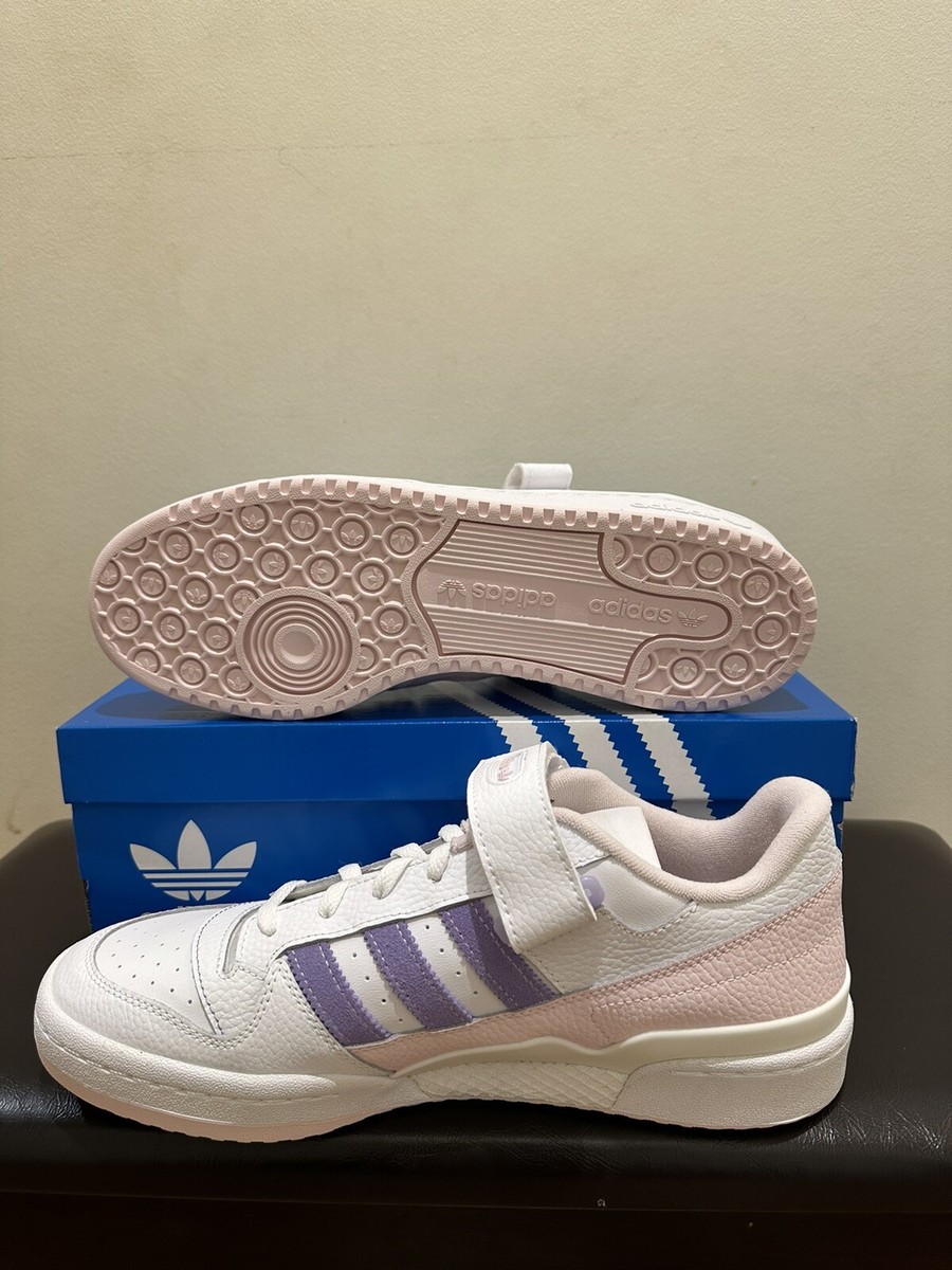 NIB Men Adidas FORUM LOW SHOES Cloud White / Almost Pink  display picture 1