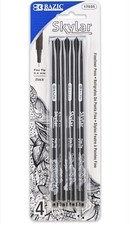BAZIC Skylar Fineliner Pen, Fine Tip 0.4mm Pens, Black Ink