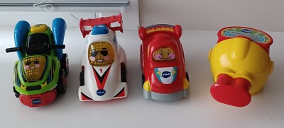 Vtech Toot Toot Drivers x 3 - 2 x Racers, 1 Off-Roader + Launcher