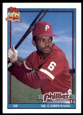 1991 Topps Baseball #618 Sil Campusano