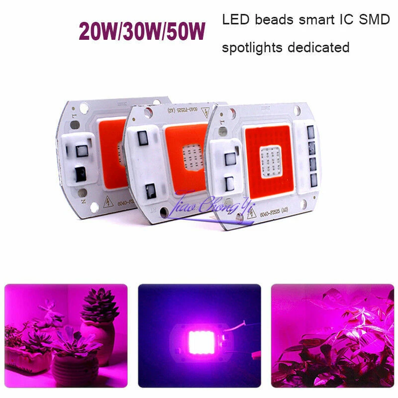 Full spectrum LED lamp 20W-50W COB LED with lens Smart IC Driver 220V,110V - Image 2 of 4