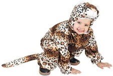 FANTASY WORLD LEOPARD CHILDS HALLOWEEN COSTUME F128 KIDS SIZE 6 NEW WITH TAGS