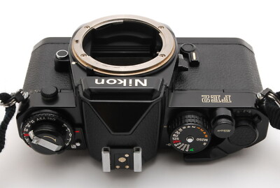N.Mint】Nikon FE2 Black 35mm SLR Camera Black Body from Japan