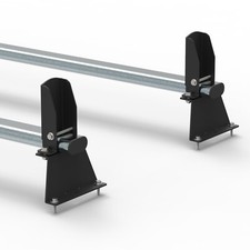 Vauxhall Vivaro Roof Rack 2 Bars System Load Stops 2015 to 2019 model AT114LS