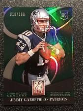 JIMMY GAROPPOLO 2014 ELITE Turn of the Century Rookie Card RC SERIAL# 010/199