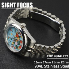 13 17 20mm 21mm Jubilee Watch Band Bracelets for Rolex Oyster Perpetual Datejust