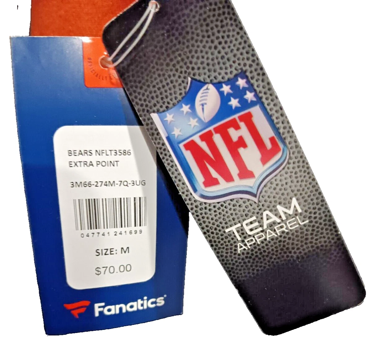 VETEMENTS Chicago Bears Felpa con cappuccio NFL Team Apparel Fanatics Taglia Media Regalo di Natale