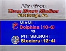 1979 AFC Playoffs - Pittsburgh Steelers vs Miami Dolphins DVD Classic