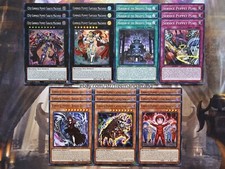 Yugioh Gimmick Puppet Deck Set Base 21 carte INFO CXyz Little Soldiers Rouge Doll