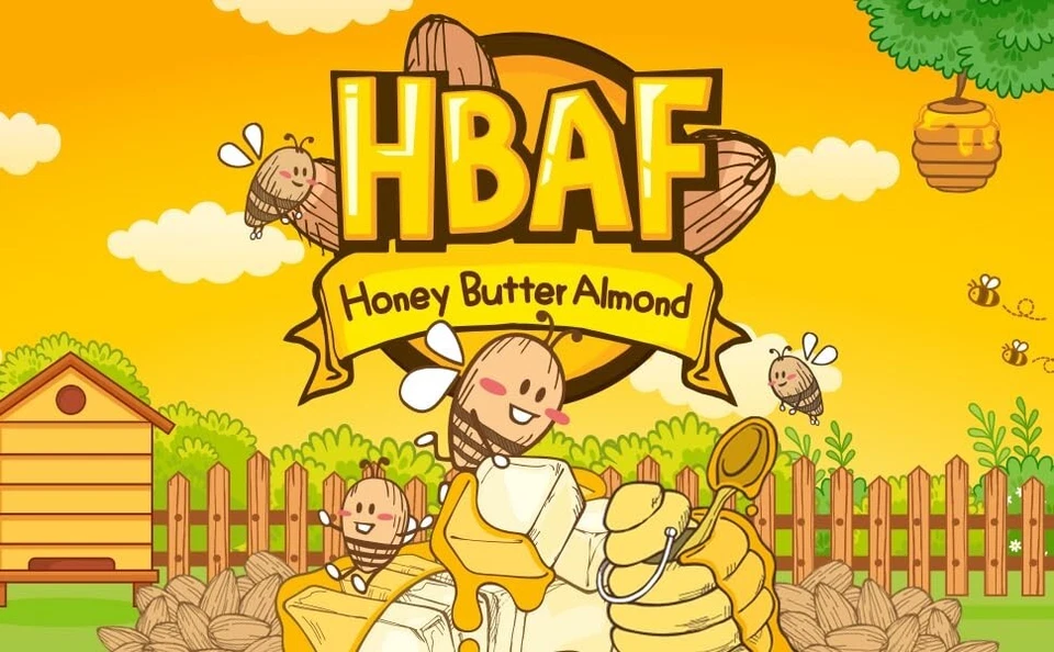 HBAF Gilim Honig Butter Mandel 190g Korean Snack UK Schnelle Lieferung Warten Sie nicht! - Bild 3 von 4