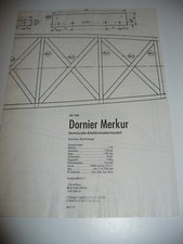 Dornier Merkur - Bauplan aus FMT FLUGMODELL U...