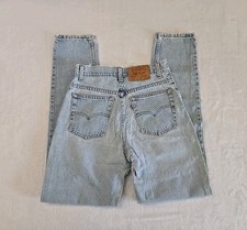 Levis 550 Vtg 1993 Relaxed Fit Tapered Leg Jeans Womans Sz 7 USA Made High Waist