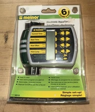Melnor AquaTimer 3015 Automatic 1 Outlet Water Timer 558-026 LCD Screen 6 Cycle