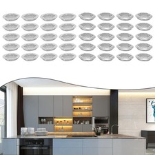 Pack of 20 Stainless Steel Vent Grilles for Shoe Cabinets and TV Stands