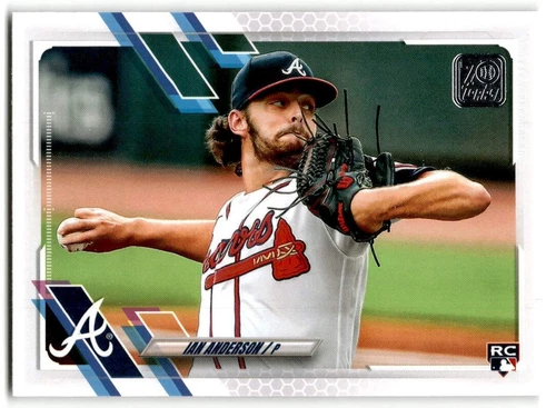 2021 Topps #239a Ian Anderson Atlanta Braves Rookie