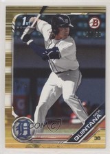 2019 Bowman Draft Gold 27/50 Nick Quintana #BD-105 4h5