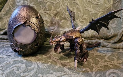 Uncommon Mega Bloks Dragons Rutilus Gold Armour Dragon And Egg