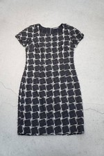 Dolce & Gabbana Wool Tweed Check Dress Short Sleeve Lurex Italy 44