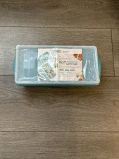 XOMOO Silicone Soup Freezer Tray With Lid. Brand New. Teal Color Dishwasher Safe