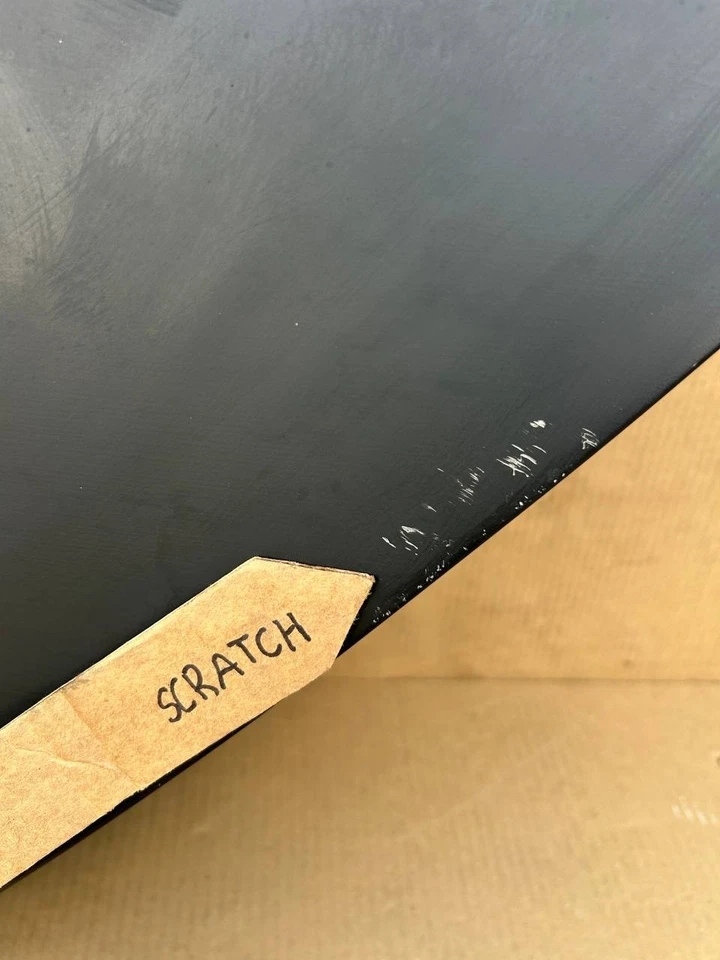 NEW! 2017-2023 Tesla Model 3 Rear Left Driver Side Door Shell Black w/dent - Image 3 of 4