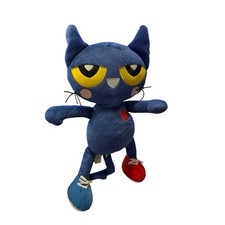 MerryMakers Inc. Blue Pete the Cat Jr. I Love My Shoes Red/Blue Plushie 13'