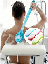 Long Handle Body Brush Soft Back Shower Exfoliating Skin Bath Scrubber Massager
