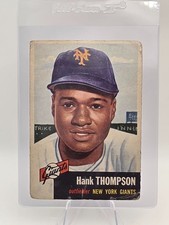 1953 Topps #20 Hank Thompson New York Giants Vintage Baseball Card