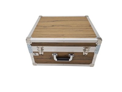 Steirische Harmonika Koffer Flightcase 4-reihig Rustikal Holz stabil Neu Top