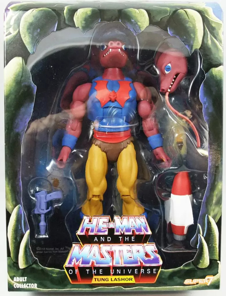 Figurine MOTU Classics Tung Lashor Filmation : l'action figure collector Mattel pour fans