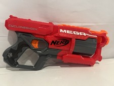 Nerf NStrike Mega Cycloneshock Dart Blaster Gun Red 2013 Hasbro Works No Darts