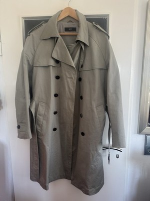 Hugo Boss Vintage Trenchcoat Herren - Gr. 50 (M/L) - Mantel Top Zustand