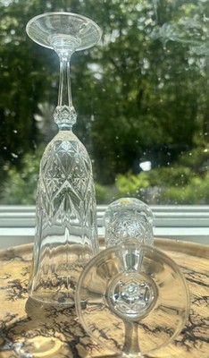 Cristal D'Arques Masquerade Fluted Champagne Glasses 7.875'' Pair Unused