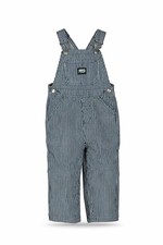 Key Industries Hickory Stripe Overalls 24M Blue White Farm VTG Style Railroad