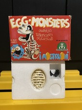 Uovo Mostri Bandai Scheletro Dino Mostruovi con scatola raro