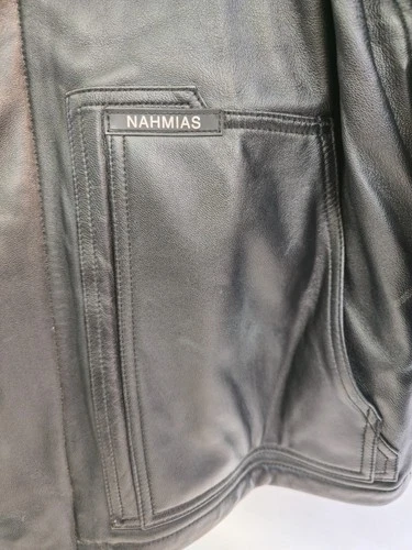 Nahmias Leather Carperent Jacket - M image 2