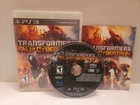 Transformers: Fall of Cybertron (Sony PlayStation 3, 2012) CIB COMPLETE PS3