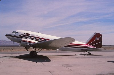 Original Farbdia DC-3 Dakota N193DP - Privat