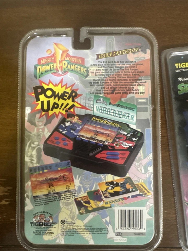 Vintage Sealed Spacejam Hand Held Game And Power Rangers Sealed Hand Held - Image 4 of 4