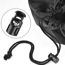 10pcs Professional Cord Lock DIY Plastic Spring Toggle Stopper Lanyard String Co