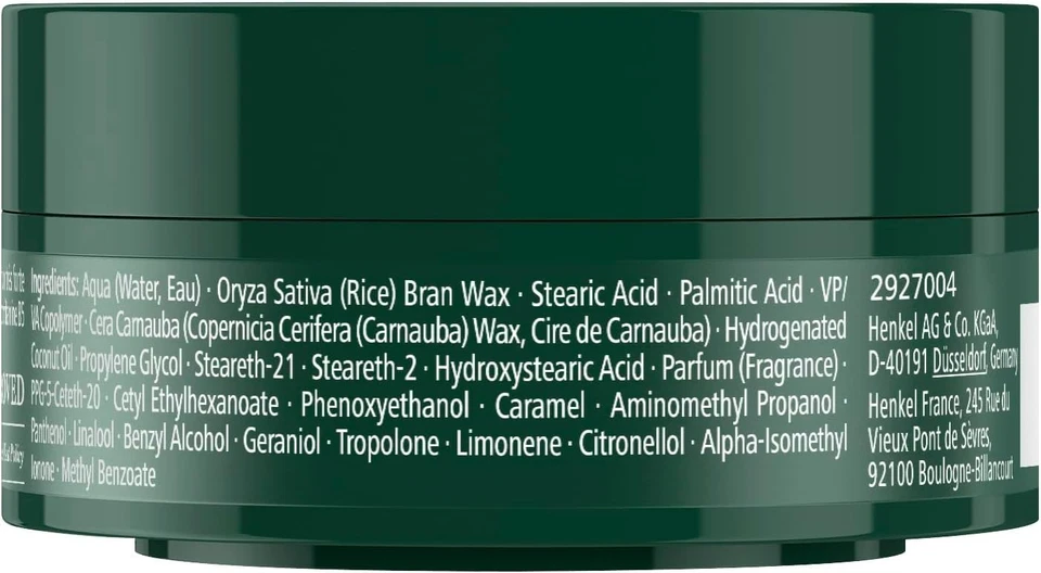 Schwarzkopf Taft Lot 2pcs Pâte Argileuse Cheveux Homme - Effet Mate  - Photo 2/3