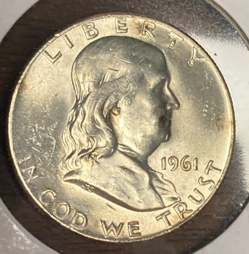 1961 D Franklin Half Dollar Uncirculated   **VERY NICE**   2094